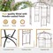 7ft Garden Arbor Birdcage Metal Climbing Plants Bronze Outdoor
